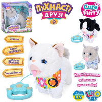 Кіт M 5842 I UA (16шт) 25см, плюш, звук(укр), музика, ходить, рухає хвостом, пульт-повідець, 3 види,