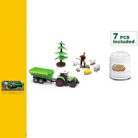 Ферма 550-29 K (24/2) трактор зі знімним причепом, інерційний механізм, фігурки, звукові ефекти, під