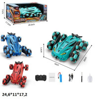 Машина-Трюкач 6-коліс. JD155-13A акум.USB.муз.світ.дим.3кол.кор.24,6*11*17,2 /36/