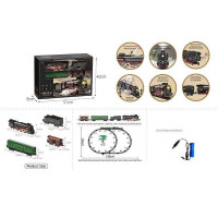 Залізниця 608 B (12) 4 вагони довжиною 68 см, дорога 99х138 см, підсвічування, парогенерація, звук-б