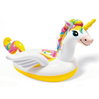 Плотик 57561 (4шт) Єдиноріг, 198-140-102см, 3+, до 40кг, ручки, ремкомплект, в кор-ці