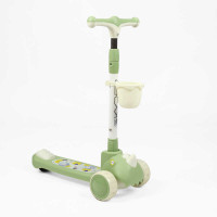 Самокат триколісний "Skyper" FS-026/64 (6) колеса PU 125х40мм зі світлом, музика та підсвічування пл