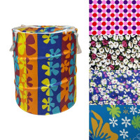 Кошик для ігр.BT-TB-0034 тканинний з кришкою 45*40см 5в.кул