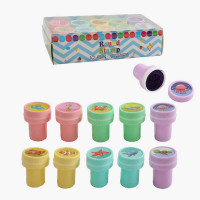 Набір печаток C 71056 (420) "Морські жителі", розмір: 2.5х3 см, 10 штук в упаковці, в коробці