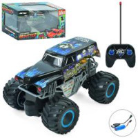 Джип JY-1003-04 (12шт) р/к, акум, 18см, гумові колеса, USBзарядне, 2 види, в кор-ці, 28-17-16см