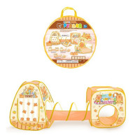 Намет MR 1576 (5шт) капібара, 230-72-в90см, з тунелем 97-45см, піраміда (72-72-в90см, вхід-накидка