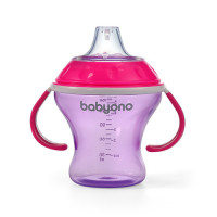 Поїлка непроливайка з м'яким носиком, 180мл (3+) "Babyono" 1456/02