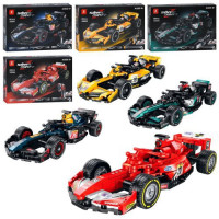 Конструктор XZ0001-2-3-4 (8шт) гоночна серія, машина, 2в1, від 391дет, 4 види, в кор-ці, 32-21-6,5см