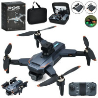 Квадрокоптер P9S (6шт) р/к2,4G, 36см, акум, з камерою, складний, світло, лопаті, USBзарядне, чохол,