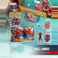 Набір героя 118 Q 5 A (40) фігурка героя, висота 24 см, рухливі кінцівки, маска, щит, підсвічування,