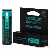 Аккумулятор Videx Li-Ion 18650-P(Захист) 2200mAh color box/1pc 20/160