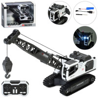 Кран 4D-E4s (6шт) р/к, акум., 36см, пара/дим, звук, світло, USBзарядне, рухливі башня та гачок, в ко