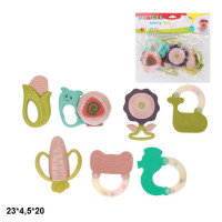 Брязкальце 8382-3 прорізувач набір 7шт.в кул.23*4,5*20