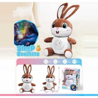 Нічник KC 12 (24) "Зайченя", звуки природи, мелодії, підсвічування, регулювання гучності, в коробці