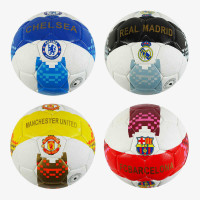 М`яч футбольний C 62417 (80) 4 види, вага 310-330 грамів, матеріал TPU, гумовий балон, розмір №5, ВИ