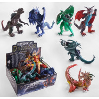 Дракони 237 (12/2) 6 видів, шарнірні, 6шт в дисплеї,