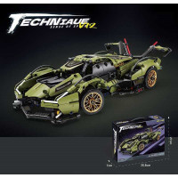 Конструктор J 2014 (24/2) “Автомобіль”, 1158 елементів, гумові шини, в коробці