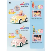 Авто для ляльки 91025-A/B з лялькою 14см і тваринкою 2в.кор.18*12*13 /72/