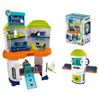 Набір з фігурками 008-503 (8шт) 2в1, стіл/космічна база,39-26-в52,5см, ракета 42см,звук, світло, тра