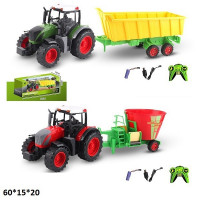Трактор YJ-142-15/YJ-142-10  з причепом  акум.USB.2в.кор.60*15*20 /15/