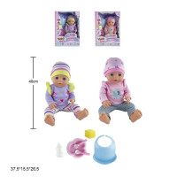 Пупс 40см YL2340C-C/YL2340C-D інтер-ний з аксес.кліпає,2в.кор.37,5*15,5*26,5 /16/