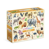 Монтессорі пазл «Лісові тварини»