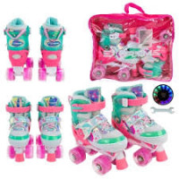 Роликові ковзани арт. RL25437 (6шт)  розмір M (34-37) колеса PU 1 світло сумка 40*28*12