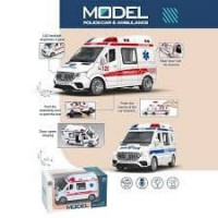 Машина POLICE,AMBULANCE арт.YM-9930B (84шт/2) батар.свiтло,звук,пар,короб.22*12,5*10см