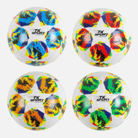 М`яч футбольний С 62389 (80) "TK Sport" 4 кольори, вага 300-310 грамів, гумовий балон, матеріал PVC,