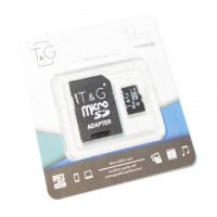 Карта памяті T&G micro SDHC (UHS-1) 16GB class 10 (без адаптеров)