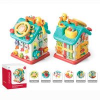 Навчальний будиночок YL515 для розвитку дрібної моторики батар.муз.світ.кор.28,6*23,5*25,5 /12/