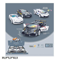 Легкова поліція 7756 інерц.батар.муз.світ.відкр.дв.2в.2кол.8шт.в кор.35,9*5,3*32,5 /12/96/