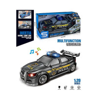 Машина JS 167 E "Поліцейська машина", звук, підсвітка, масштаб 1:20, гумові колеса, інерція,