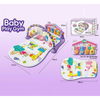 Килимок 8622 (30) звуки, мелодії, підсвічування, 5 підвісок, 4 брязкальця,  в коробці