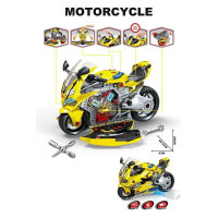 Конструктор-мотоцикл  A 002-1 (8/2) в коробці