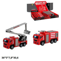 Пожежна машина 0301-3 метал.інерц.2в.8шт.в кор.36,5*7,8*30,6 /16/128/