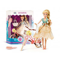 Лялька KH23/021 Emily Romantic з велосипедом короб.30*34.5*10 см