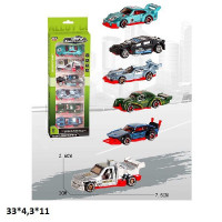 Набір модельок 6шт. QY-029 метал.кор.33*4,3*44 /96/