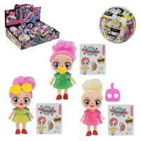 Герої арт. 2011-2 (288шт/2)  куля-сюрприз,24уп по 12шт у дисплей боксі 39*29,5*10см р-р кулі 8 см