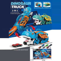 Трейлер з треком YM 5555-3 (24) 2 кольори, розмір: 34х11х13 см, довжина треку: 22 см, 6 металопласти