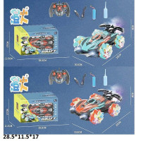 Машина-трюкач CD0143G/R акум.USB.муз.світ.дим.дрифт.2кол.кор.28,5*11,5*17