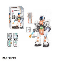 Робот M606-38M на р.к.інтер-ний.батар. муз.світ.пар.стріляє,танцює. кор.24,5*13*19 /36/
