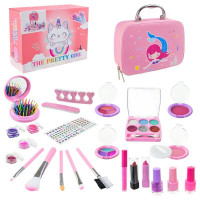 Косметика арт. 2605B-JY2405 (36шт/2)   Лаки, тіні, помада, аксес, валіза короб. 21,3*15,6*15,8см