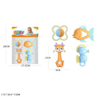 Брязкальце 508-86 з прорізувачем 4шт.в кул.26*7*17,5 /180/