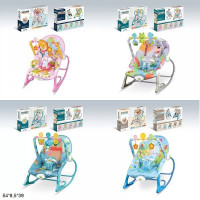 Дитячий шезлонг-гойдалка 68112-1/68189-1/68190-1/68152-1 0-18кг вібрац.муз.4в.кор.54*8,5*39 /8/