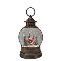 Cвітильник WDL-2103A/C з музикою і снігом, що падає, на батарейках