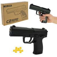 Пістолет мет. арт. C2 (36шт) кульки, у короб. 24*16*4 см