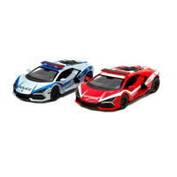Машинка LAMBORGHINI REVUELTO 5'' KT5459FWPR Police/Firefighter Edition метал.інерц.відкр.дв.4