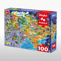 Пазли Карта України, 100 елементів(LP100-009)