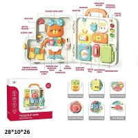 Ігровий центр бізіборд YL514 для розвитку дрібної моторики батар.муз.світ.2кол.кор.28*10*26 /16/